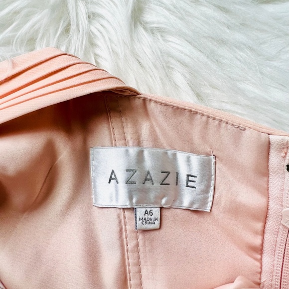 Azazie Kaleigh Pearl Pink Size A6 Unaltered - Picture 8 of 8